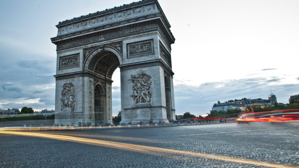 Arc de Triomphe from Paris K wallpapers