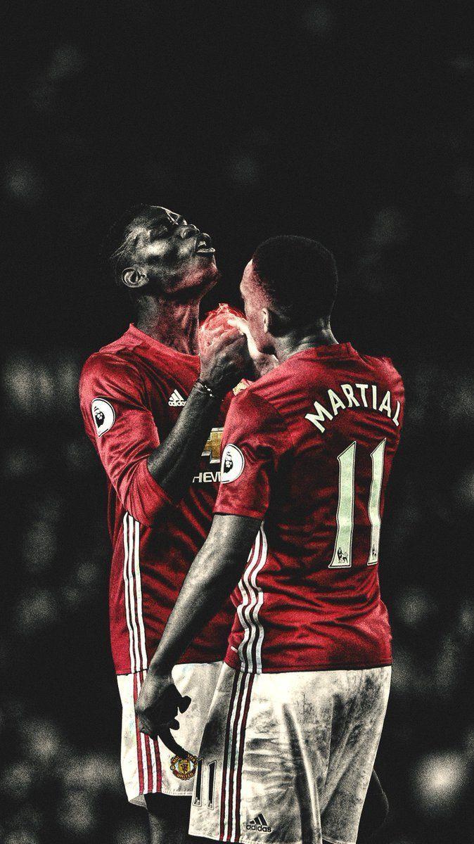 Footy Wallpapers on Twitter Paul Pogba & Anthony Martial iPhone