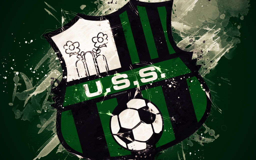 Download wallpapers US Sassuolo Calcio, k, paint art, creative