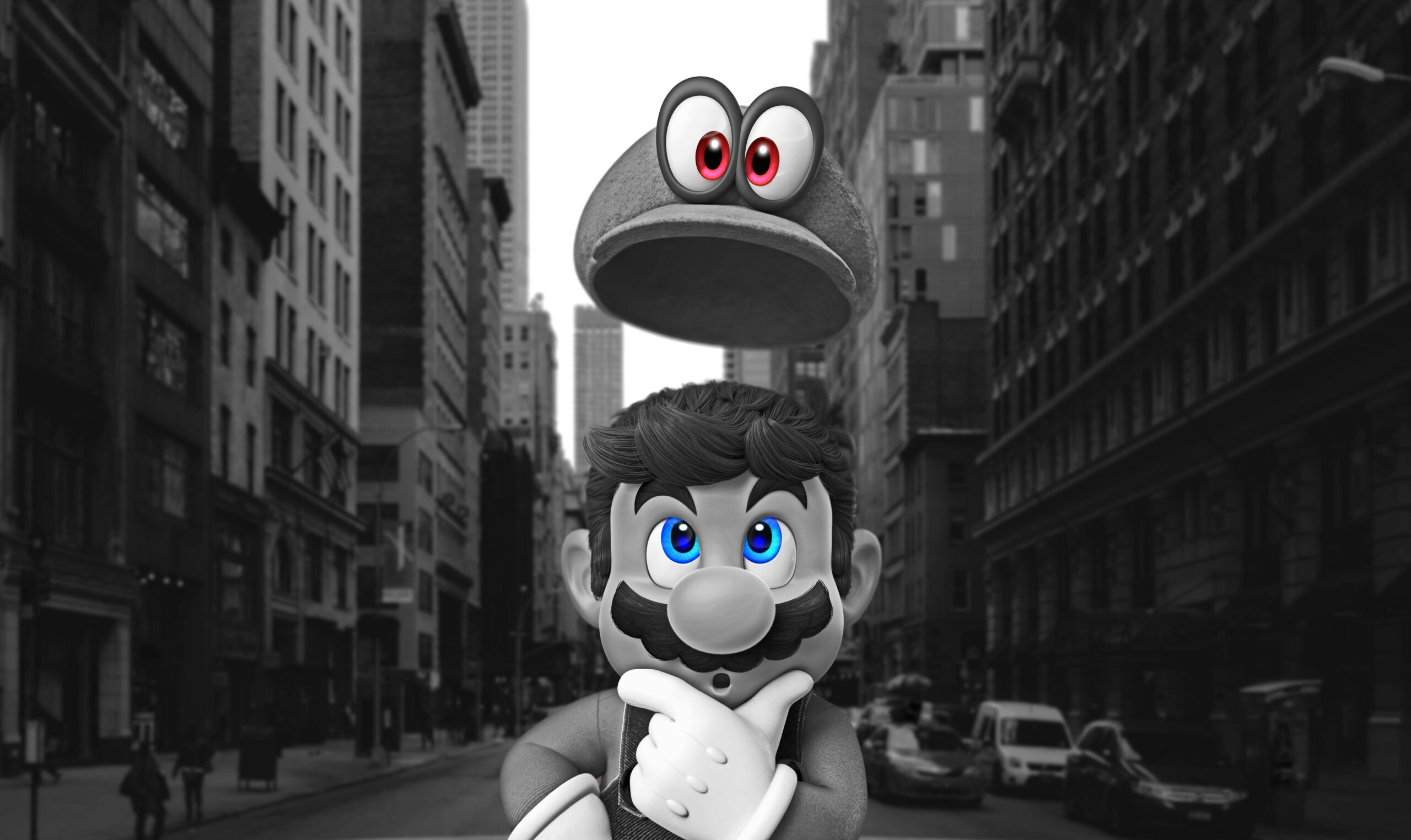 Saw Mario Odyssey and made a few Wallpapers