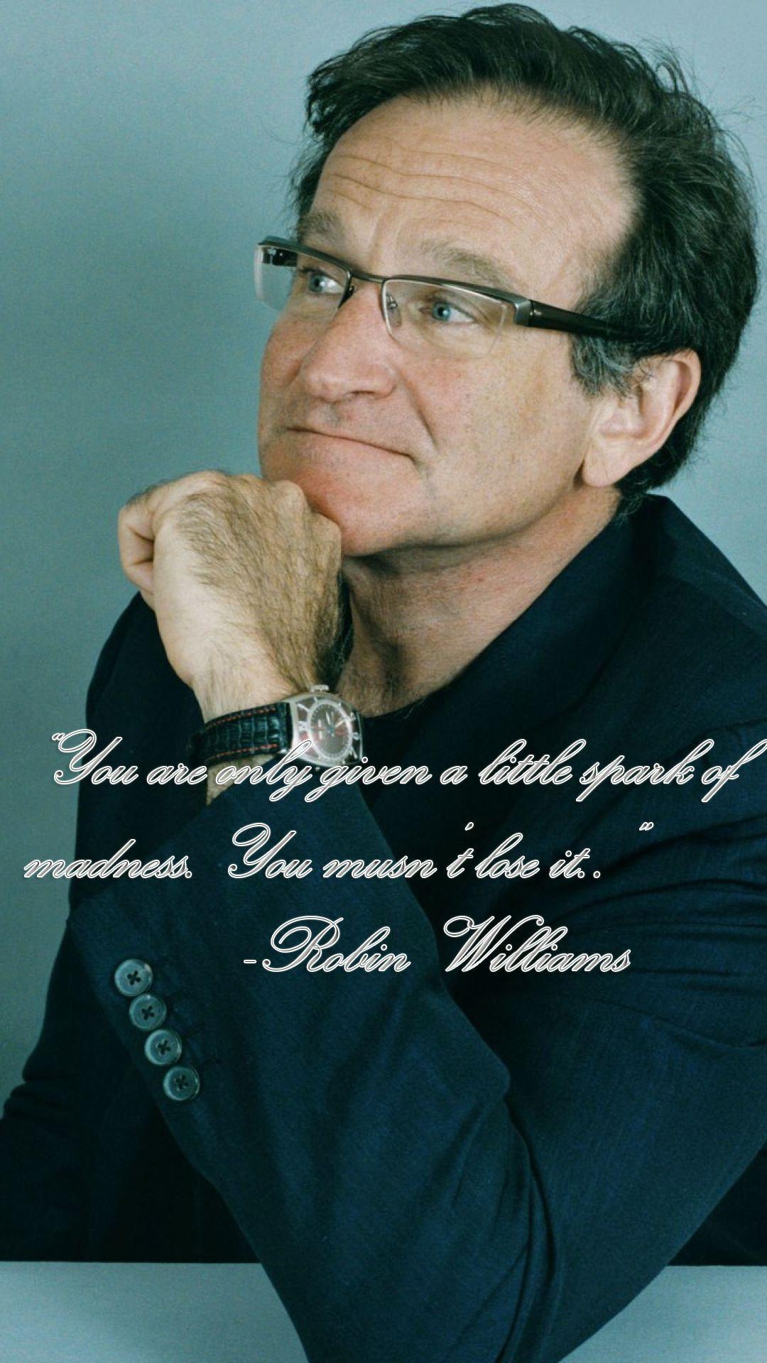 Robin Williams Spark Of Madness iPhone Plus 2K Wallpapers | iPod