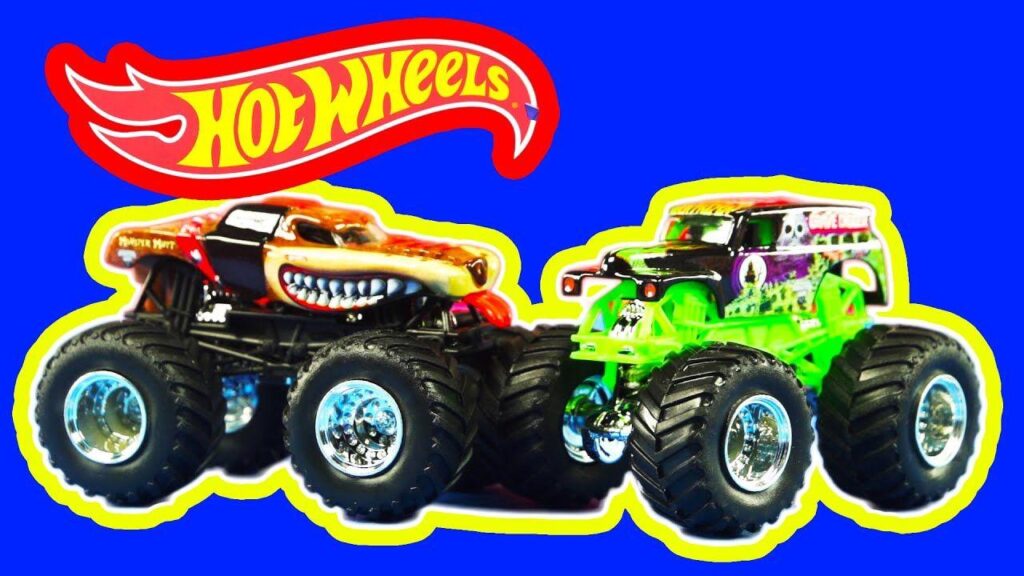 HOT WHEELS Monster Jam Off Road Monster Trucks Grave Digger and