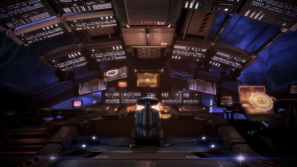 Space ship interior 2K wallpapers