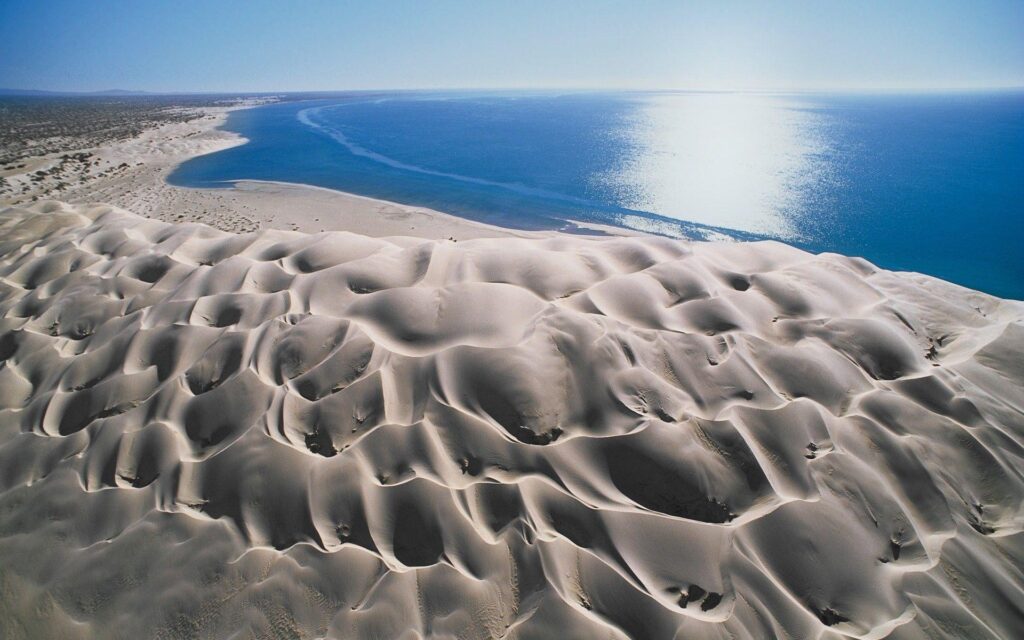 Wallpapers landscape, sea, water, nature, sand, sky, beach, blue