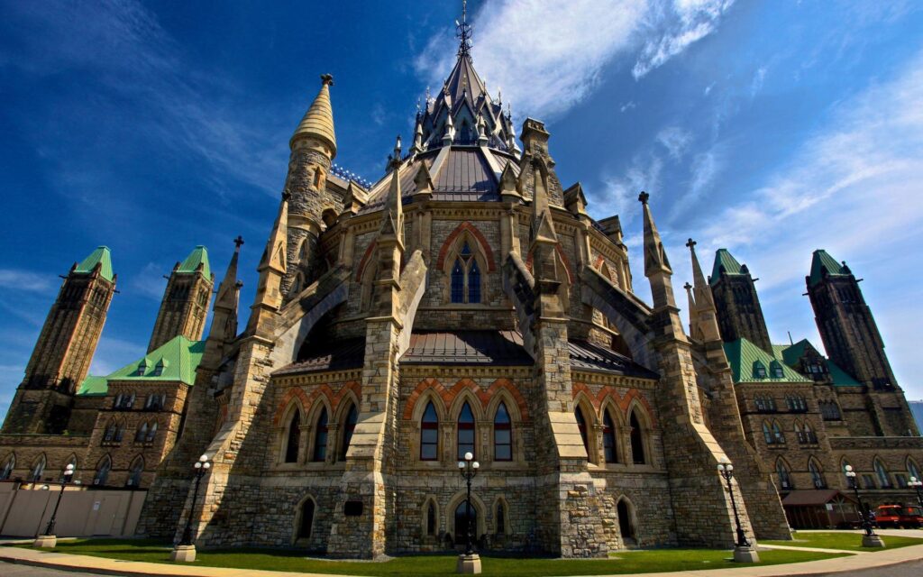 The Library Of Parliament, Ottawa, Canada Computer Wallpapers