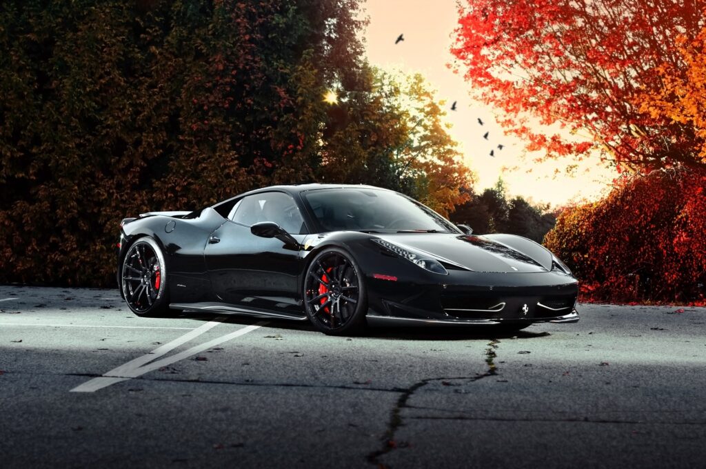 Wallpapers black, side view, sports car, coupe, performance car