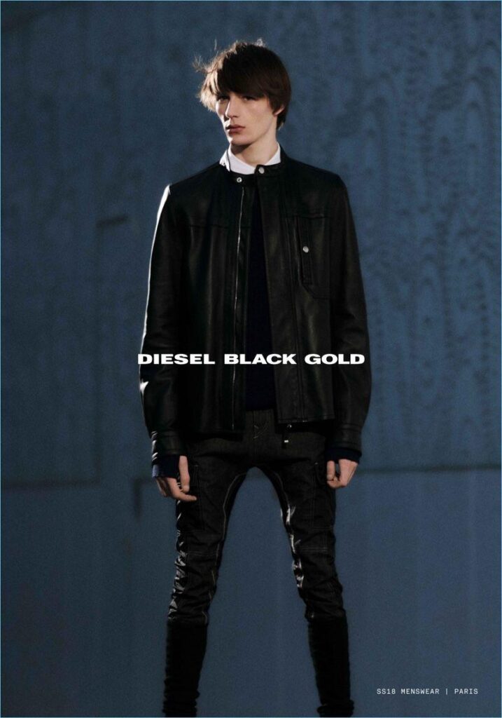 Finnlay Davis Embraces Techno Grunge for Diesel Black Gold Spring