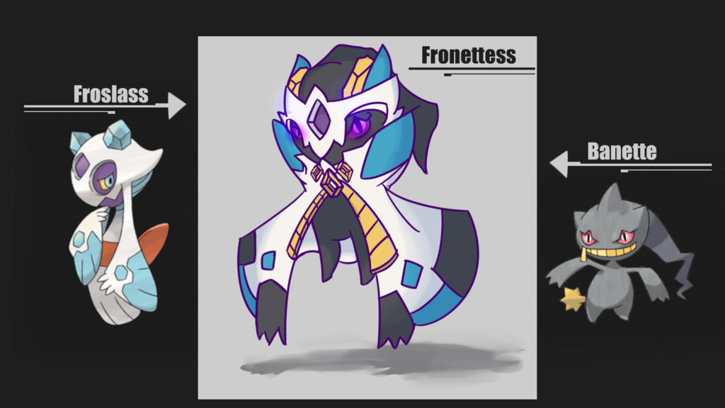 I felt like trying to fuse two of my favorite Pokemon, Froslass and