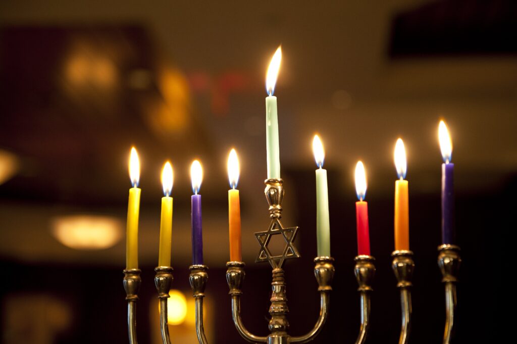 Hanukkah Menorah Candles wallpapers