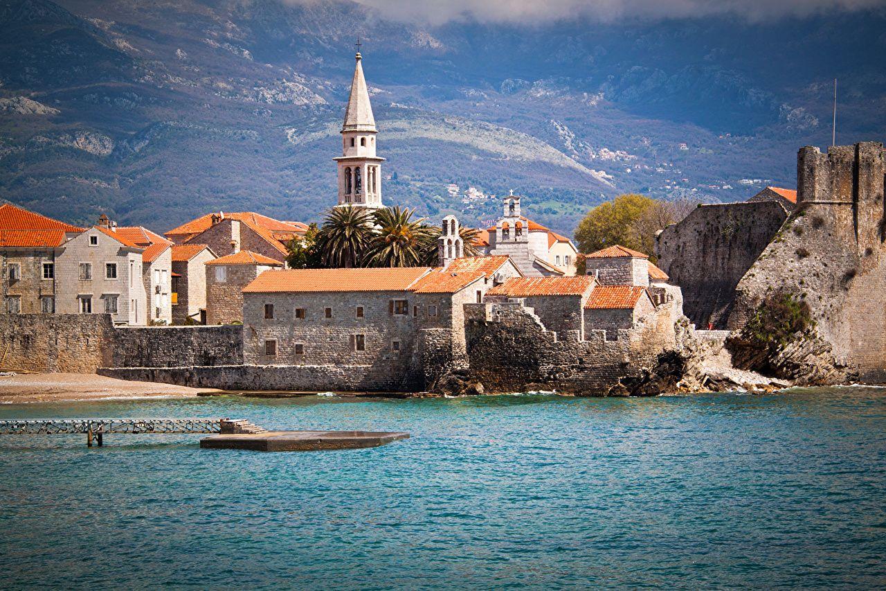 Photo Montenegro Budva Sea Cities Building