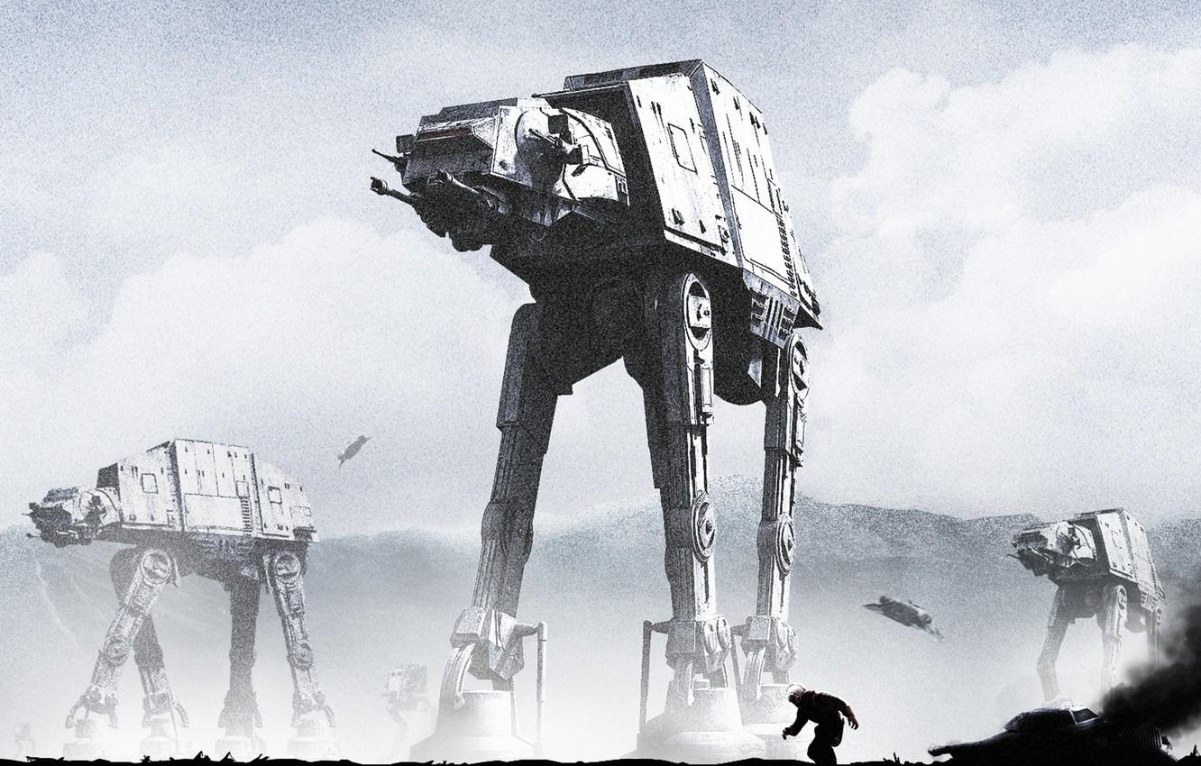 Wallpapers robot, star wars, art, walker, The Empire Strikes Back