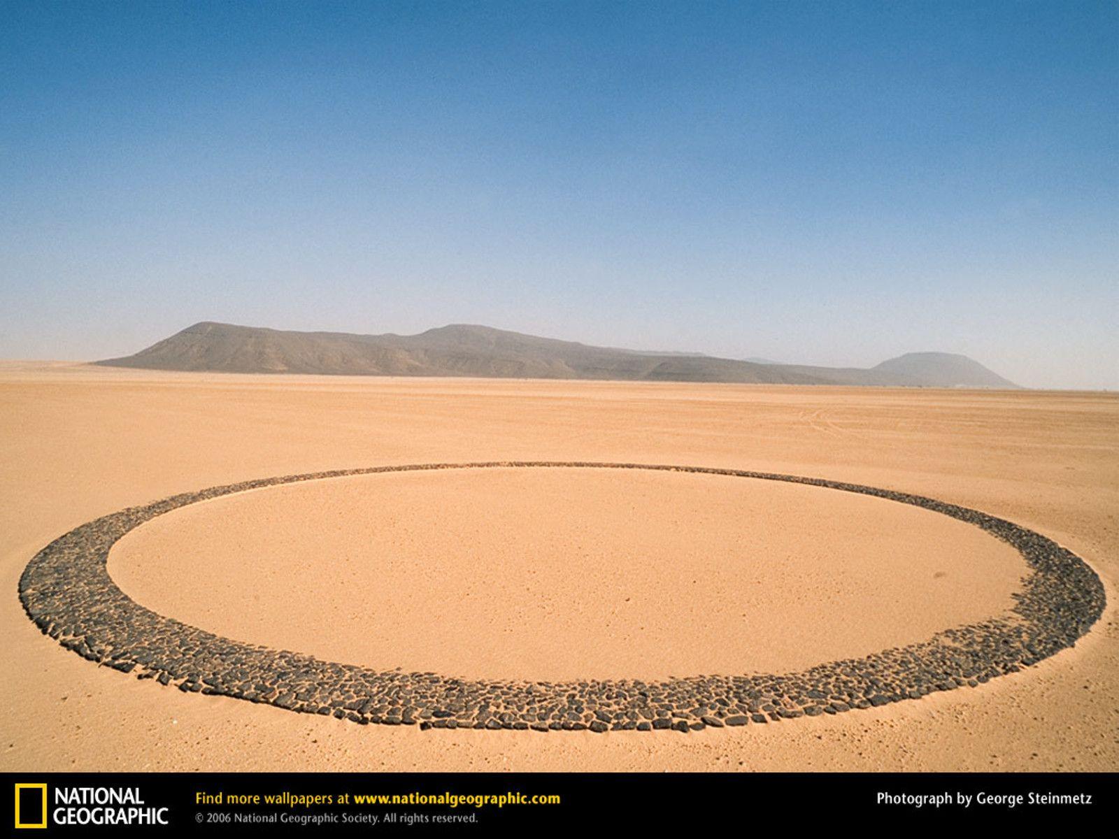 Mysterious Circle of Stones, Tenere Desert, Niger
