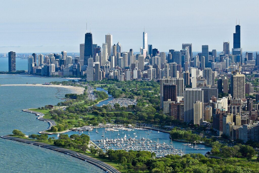 Usa illinois chicago city chicago town 2K wallpapers