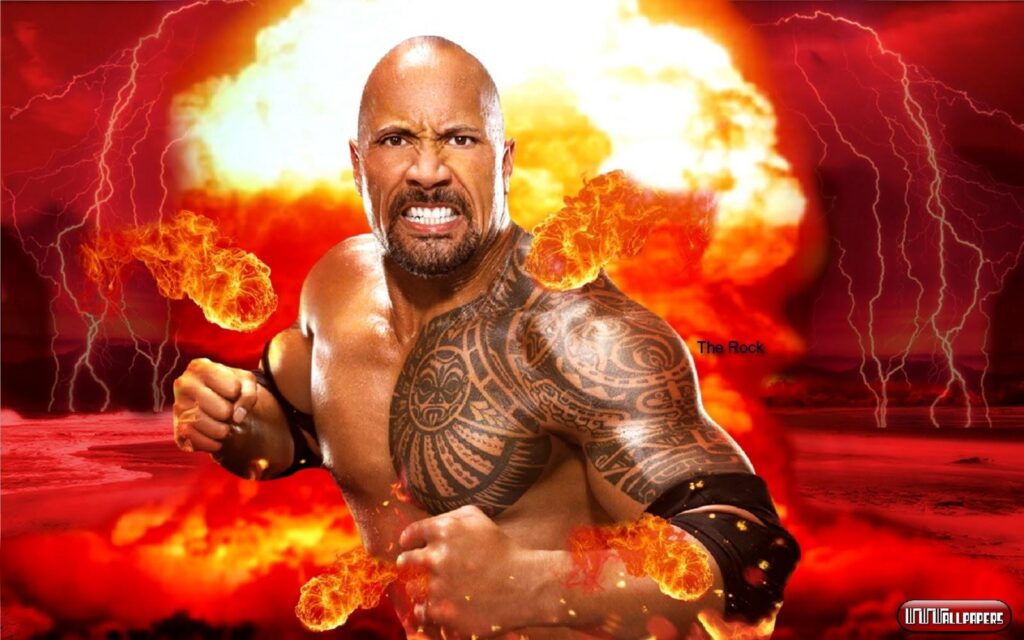 The rock wallpapers wwe