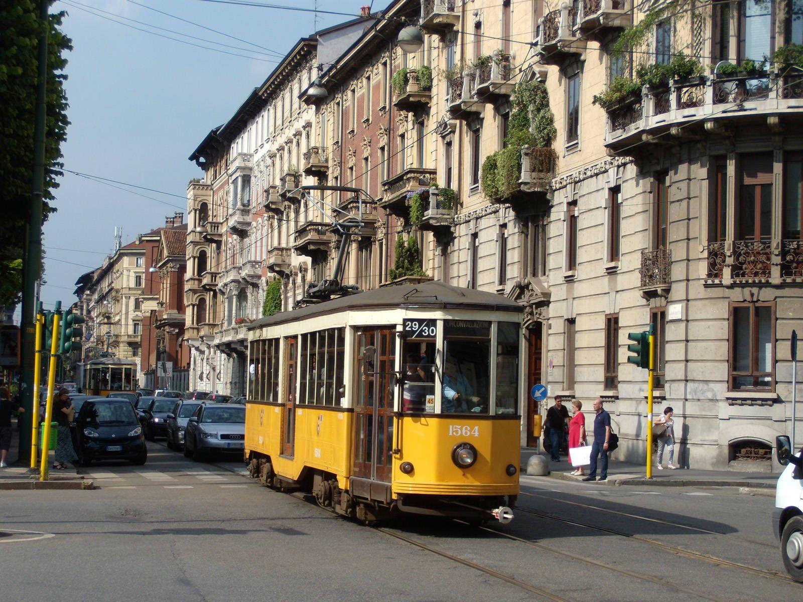 Tram street Milan
