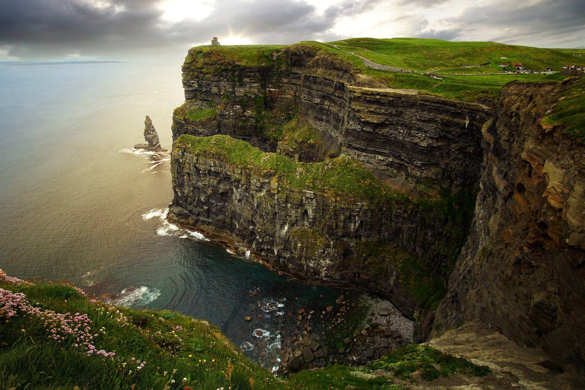 Earth Coastline Earth Coast Ireland Rock Cliff Ocean Sea Cliffs Of