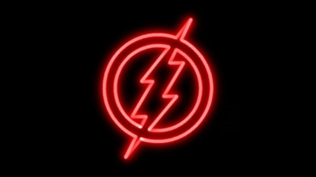 Kid Flash II Neon Symbol WP by MorganRLewis