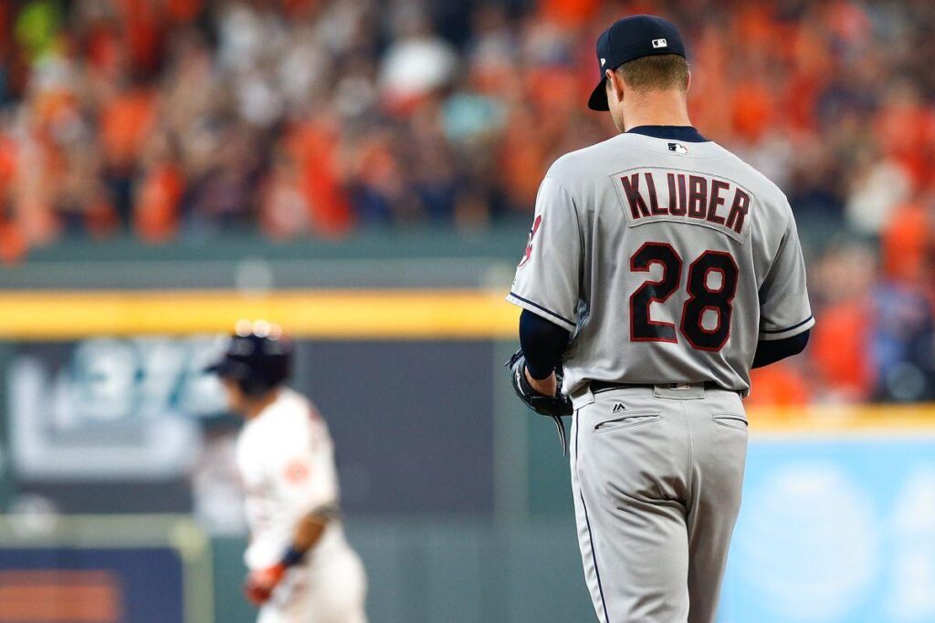 MLB playoffs Corey Kluber struggles against Astros, but