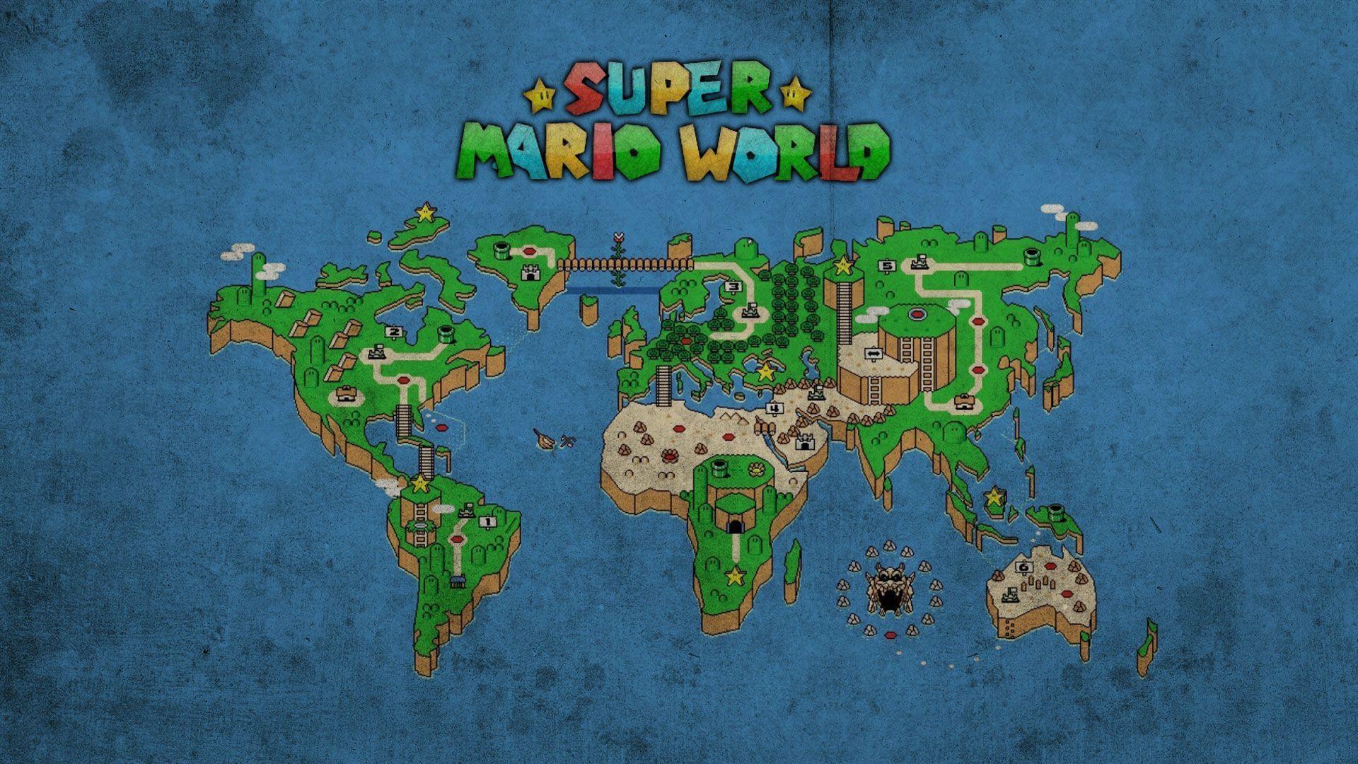 Fonds d&Super Mario World tous les wallpapers Super Mario