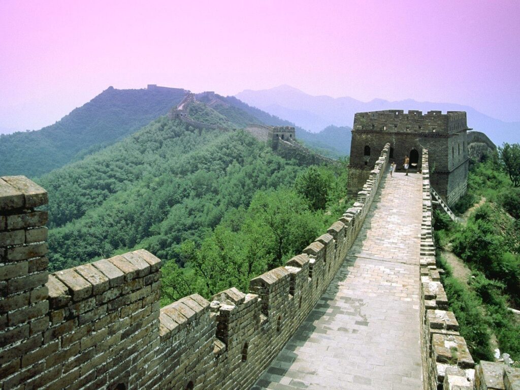 Great Wall Of China Sunrise wallpaper