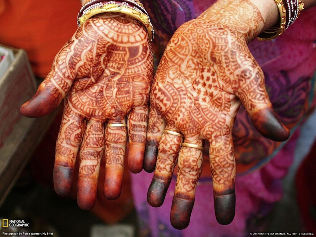 Henna Hands Photo, India Wallpapers – National Geographic Photo of