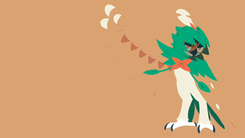 Decidueye Vector Wallpapers Brown by siiwol