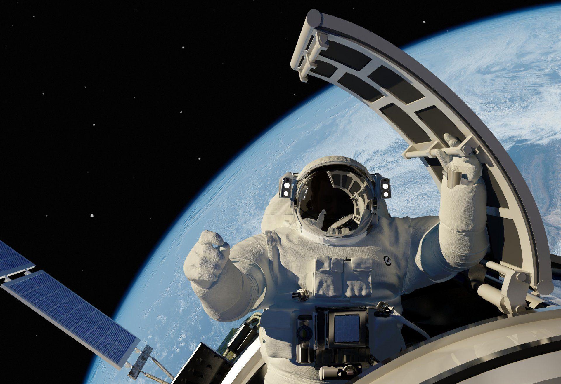 Art space land space ship universe cosmonaut astronaut