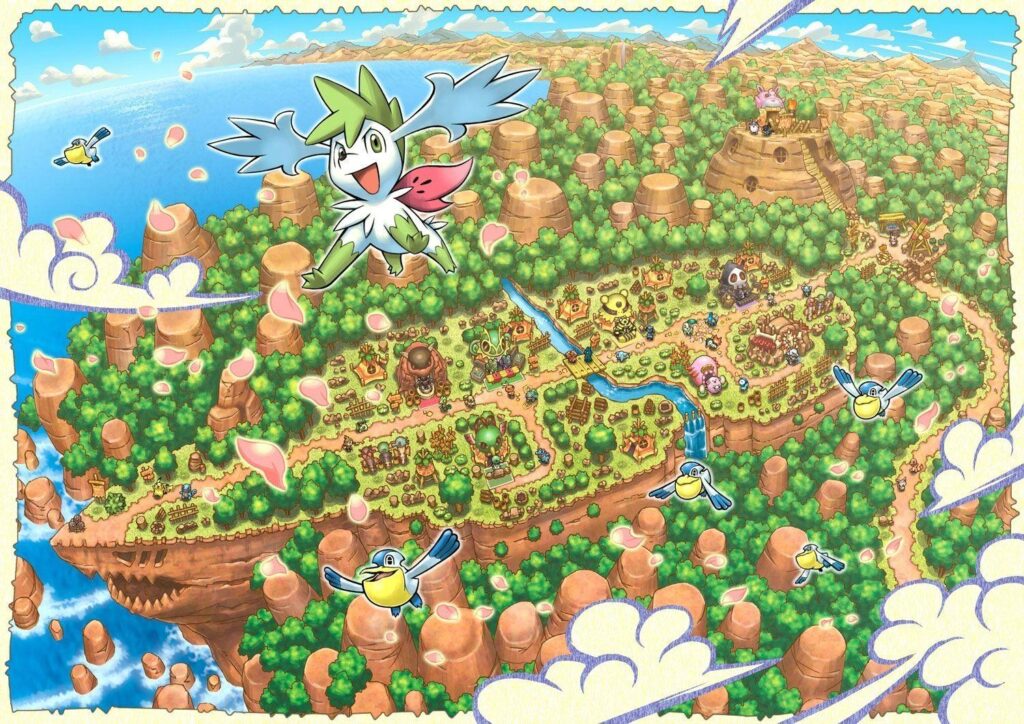 Pokemon Mystery Dungeon Wallpaper Explore of Sky