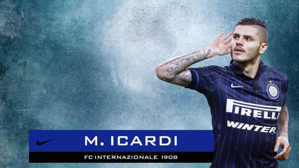 Download Wallpapers Inter, Inter, International, Player, Icardi