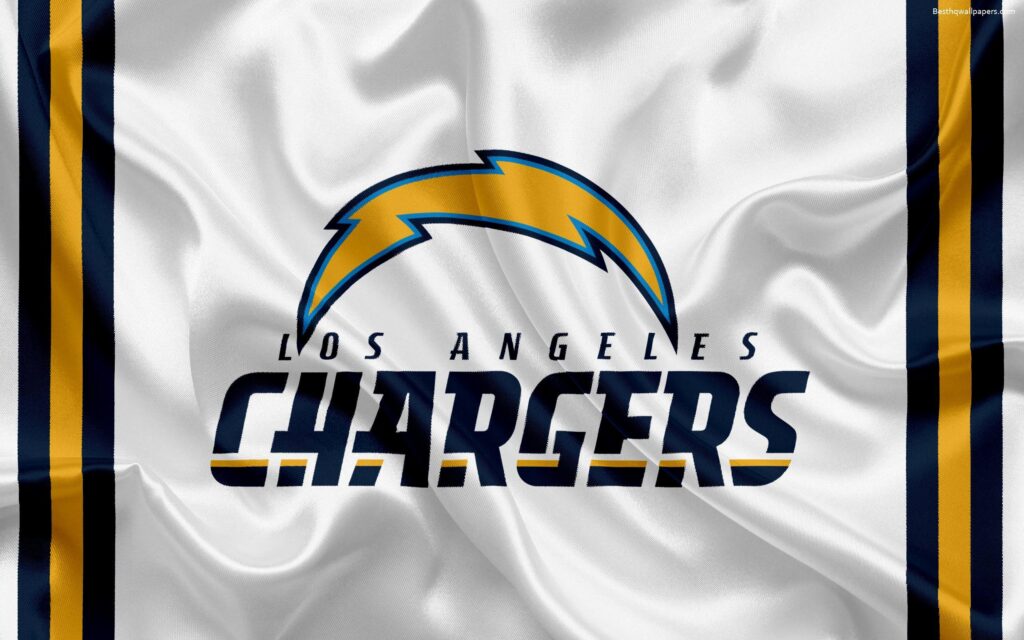 Download wallpapers Los Angeles Chargers, American football, logo