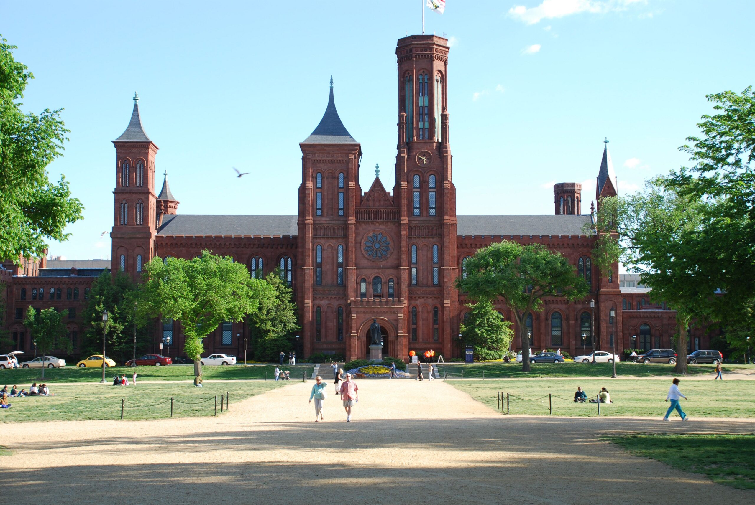 Smithsonian Castle on the National Mall Travel Wallpapers and Stock