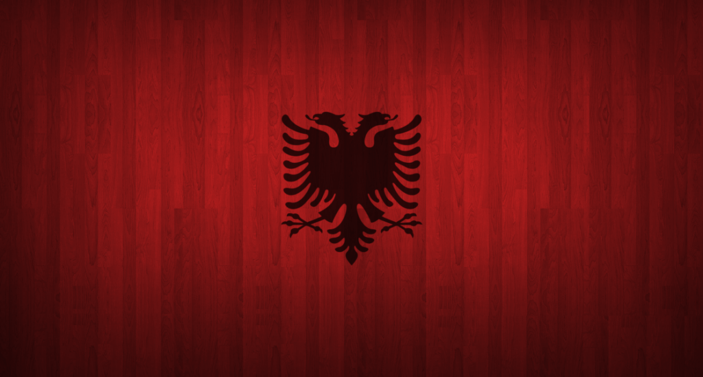 Albanian Wood Flag Wallpapers