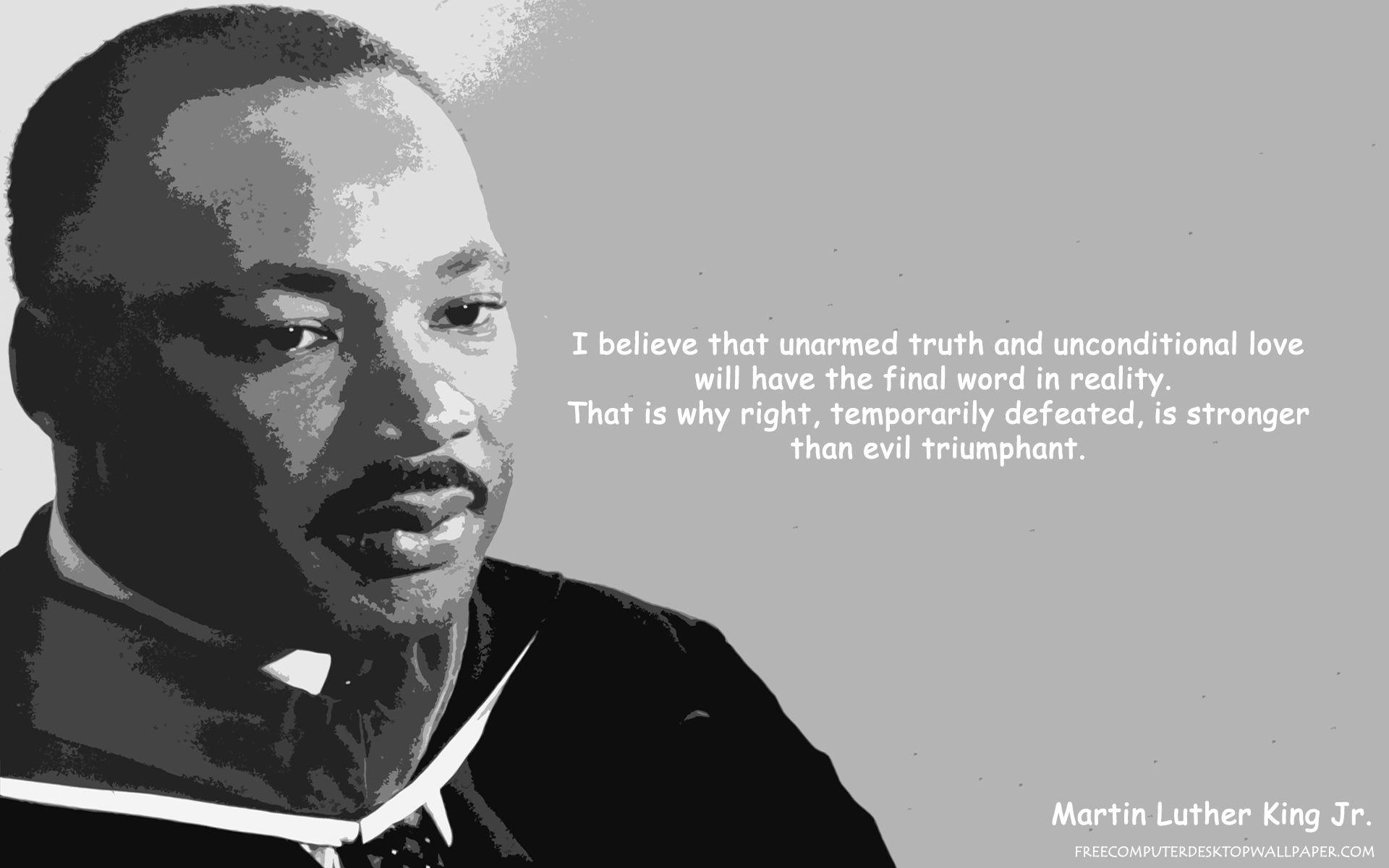 Martin Luther King, Jr –