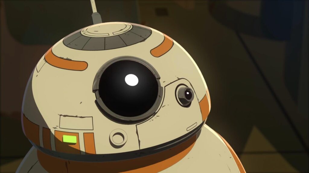 Star Wars Resistance shows Poe Dameron, BB