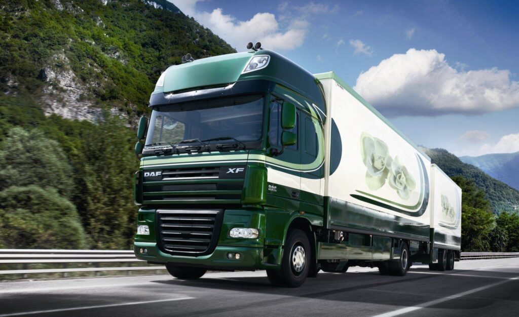 Daf xf truck wallpapers iksef trailer road train wallpapers HD