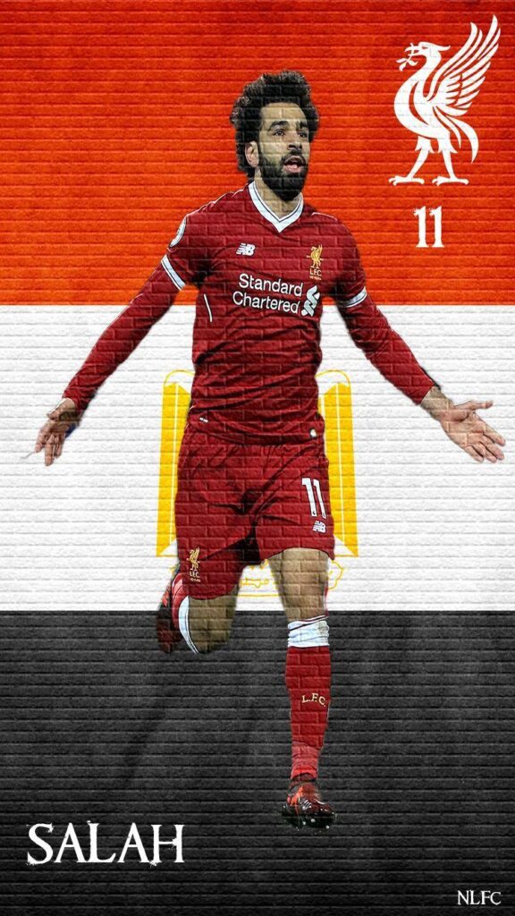 Cell phone wallpapers of Liverpool FC player Mohamed Salah