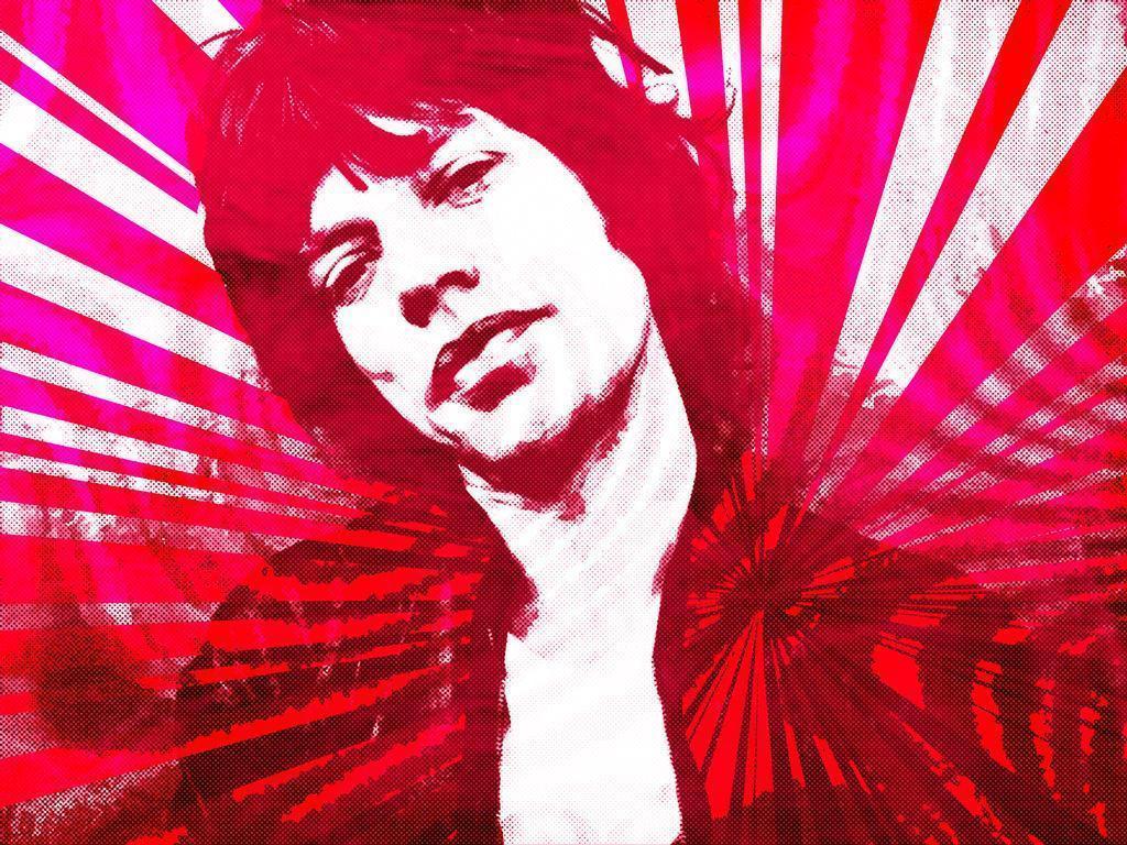 Mick Jagger Pop Graphic by ashleeeyyy