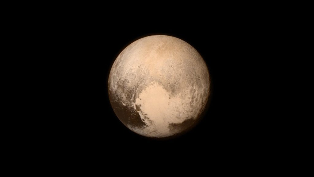 Pluto dwarf planet space surface 2K wallpapers