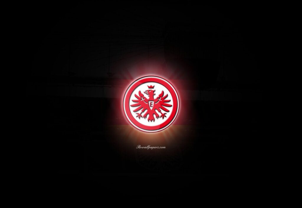 Eintracht Frankfurt Logo Sport Wallpapers Black Wallpapers