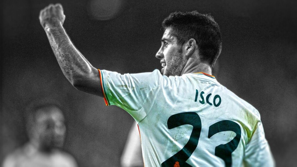 HDR photography Isco Real Madrid cutout selective coloring