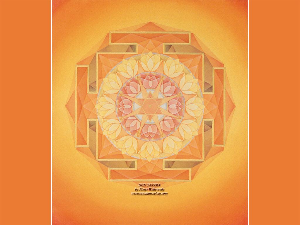 Mandala Madness Sun Yantra Wallpapers