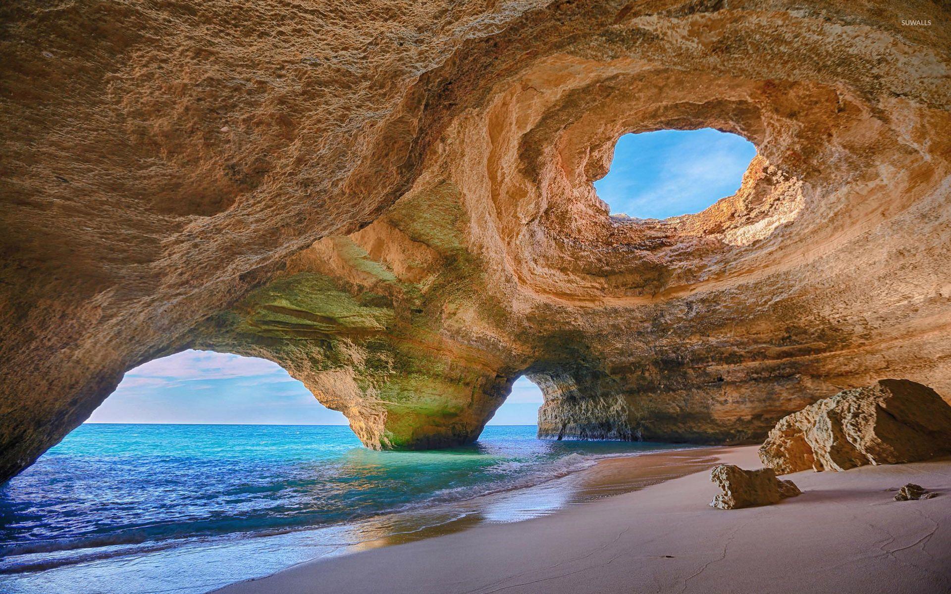 Algarve caves, Portugal wallpapers