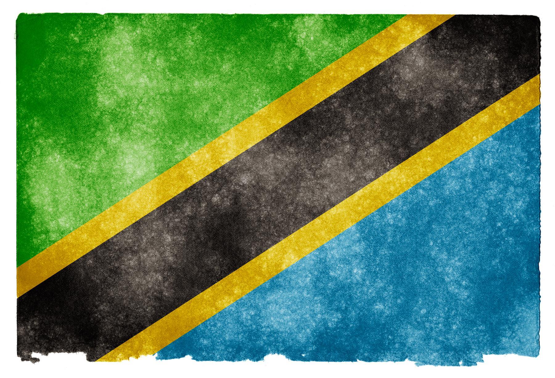 Free photo Tanzania Grunge Flag
