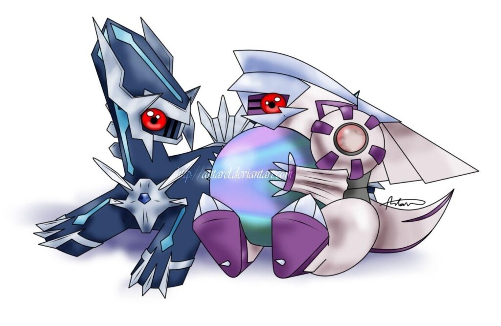 Pokemon Heart Gold and Soul Silver Wallpaper baby palkia and baby