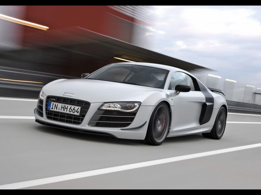 Audi R GT vor Hintergrundbilder