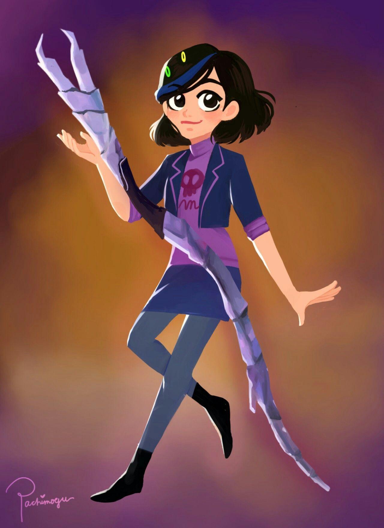 Trollhunters Claire Nuñez and her Shadow Staff