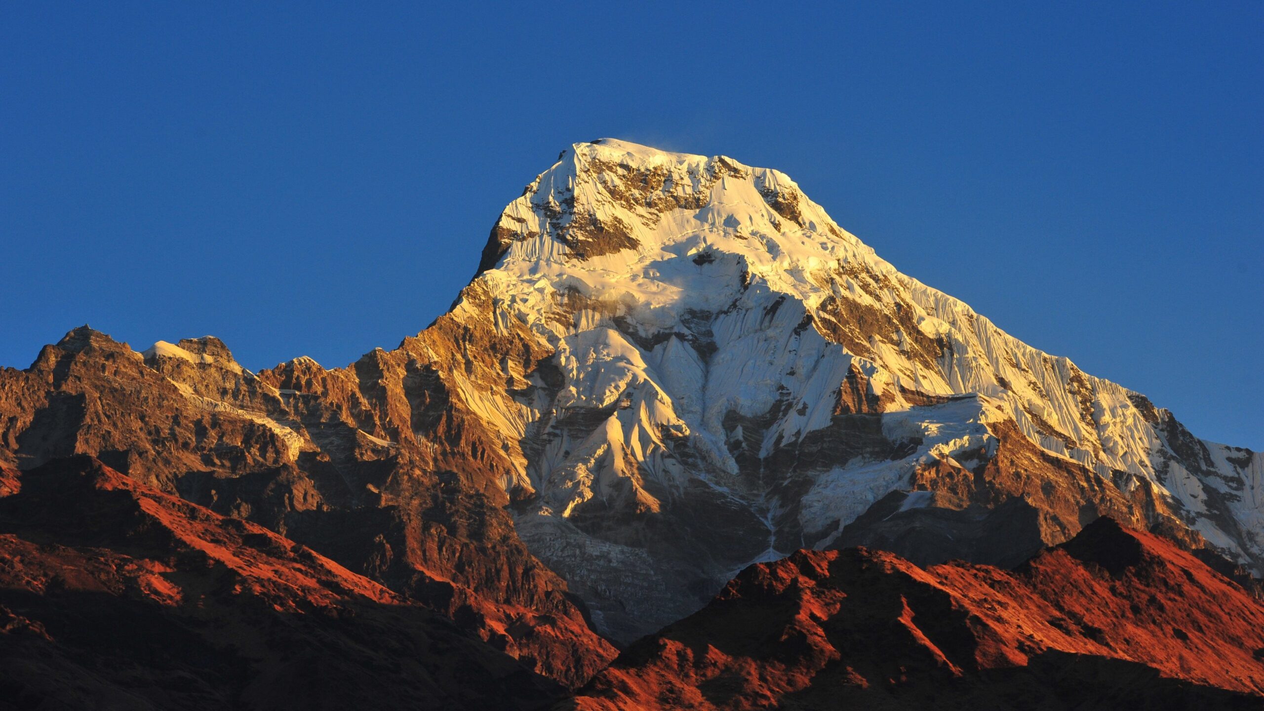 Annapurna Massif Mountain Range Nepal k, 2K Nature, k Wallpapers