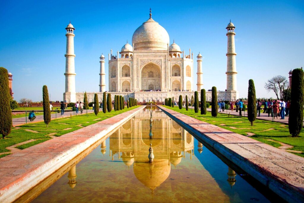 Taj Mahal best photo of taj mahal water reflection wallpapers HD