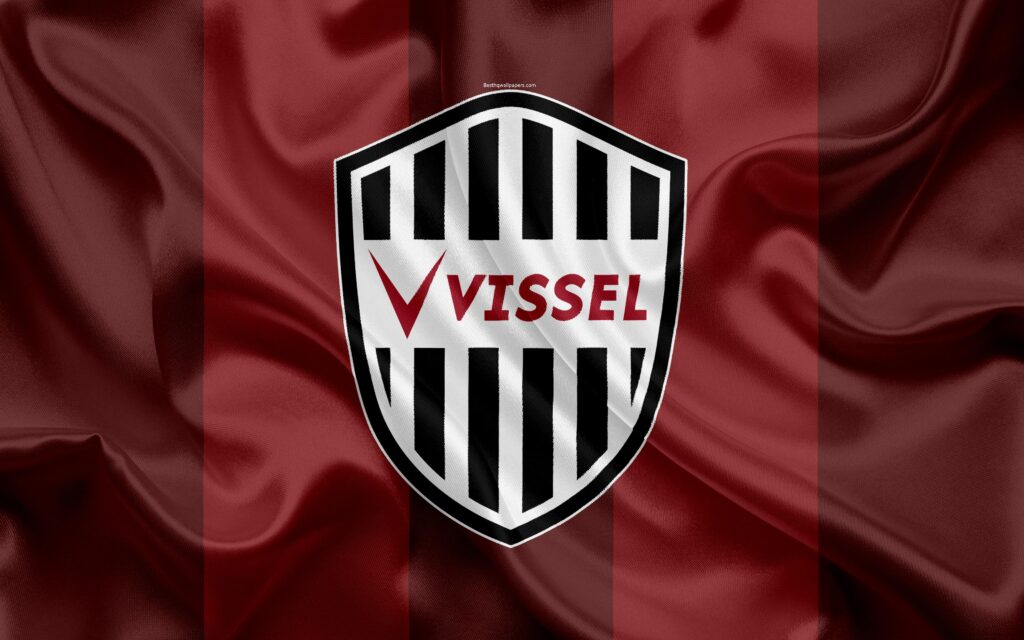 Download wallpapers Vissel Kobe, k, Japanese football club, logo