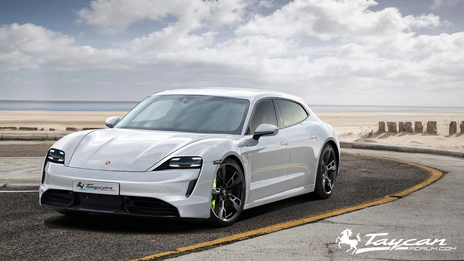 Here’s How Badass the Porsche Taycan Sport Turismo Wagon Could Look